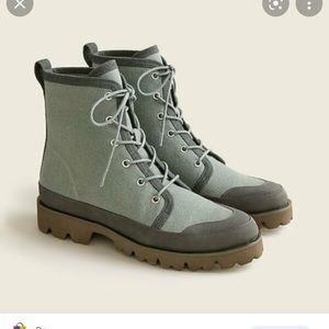 J crew new Gwen canvas boots